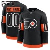 Philadelphia Flyers Hockeydrakt Custom Fanatics Premium 2024-25 Svart Tredje - Barn